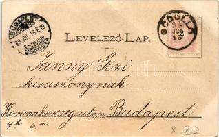 1899 (Vorläufer) Gödöllő, Pályaudvar, vasútállomás (EM)