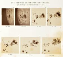 1875 Dr. Joh[ann] Müller: Atlas zum Lehrbuch der Kosmischen Physik. Enthaltend 46 zum Theil, in Farb...