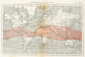 1875 Dr. Joh[ann] Müller: Atlas zum Lehrbuch der Kosmischen Physik. Enthaltend 46 zum Theil, in Farb...