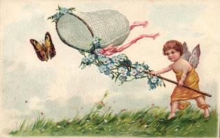 Angel Embossed Litho