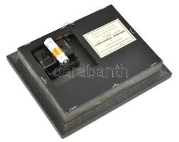 1983 David of London - Volkswagen Beetle (VW Bogár), egyedi, kézműves falióra. Ceruzaelemmel működő,...