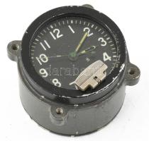 Katonai repülőgép fedélzeti óra, nem jár, d: 6,5 cm