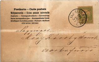 1904 Újtátrafüred, Neu-Schmecks, Novy Smokovec (Magas-Tátra, Vysoké Tatry); műtermi fotó gyerekekkel...