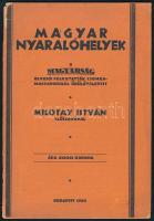 1926 Magyar nyaralóhelyek. A Magyarság olvasói felkutatták Csonka-Magyarország üdülő telepeit. Milotay István előszavával. Bp., 1926,Magyarság,(Budapesti Hírlap-ny.), 56 p. Korabeli reklámokkal. Kiadói papírkötés, az elülső borítón folttal.