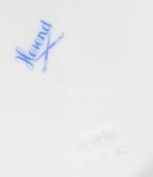 Herendi csipkebogyó / hecsedli mintás porcelán süteményes készlet. Kézzel festett, jelzett, hibátlan...