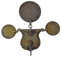 Osztrák Németalföld 1797G 1 Korona Tallér Ag "II. Ferenc" + Magyarország 1842B 20kr Ag &qu...