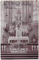 1912 Enns, church, interior. K. Bitzan photo (EK)