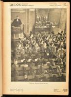 1941 Új Idők szépirodalmi, művészeti hetilap számai könyvbe kötve, egészvászon kötés, gerincnél szak...