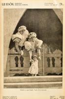 1941 Új Idők szépirodalmi, művészeti hetilap számai könyvbe kötve, egészvászon kötés, gerincnél szak...