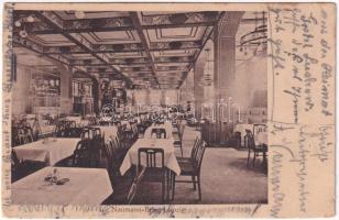 1916 Leipzig, Naumann-Bräu / beer hall, restaurant, interior (fl)