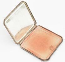 Ezüst (Ag) pudrié, jelzett, br 95 g 7x7 cm