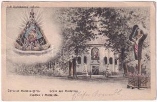 1906 Máriavölgy, Marienthal bei Pressburg, Marianka (Pozsony, Bratislava); kegytemplom, kegyhely / pilgrimage site, pilgrimage church (EK)