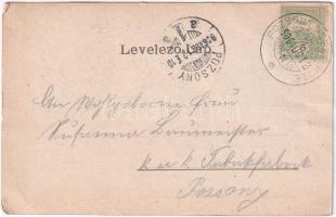 1906 Máriavölgy, Marienthal bei Pressburg, Marianka (Pozsony, Bratislava); kegytemplom, kegyhely / p...