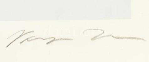 Varga Imre (1923-2016): Női akt. Szitanyomat, papír, jelzett. Lapszéli apró szakadással. Közepén kis...