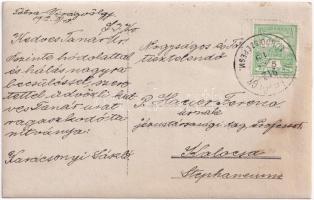 1912 Tátra, Tatry; Virágvölgy (Rózsavölgy), Blumental, Kvetnica; kápolna, belső / chapel, interior. ...