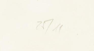 Csuta György (1952-): Párharc. Nyomat, papír. Jelzett. Számozott (25/11). Kissé foltos, lap széle ki...