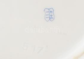 Herendi, Óherendi pipacs mintás egy személyes tányér készlet mély tányér, lapos, süteményes. Kézzel ...