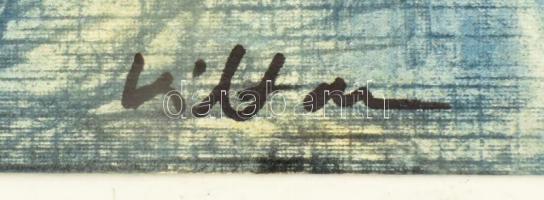 Zsarnóczky Krisztina (?-) Portré. Vegyes technika, papír. Jelzett. 39,5x36 cm