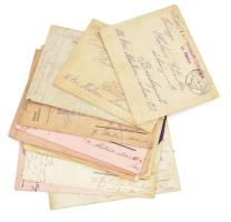 cca 1916-1918 Tábori posták és néhány levél egy katonától, összesen 20 db