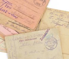 cca 1916-1918 Tábori posták és néhány levél egy katonától, összesen 20 db