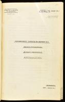 1937 Pestszentlőrinci Parketgyár és Gőzfűrész Rt. pénztárkönyve