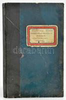 1937 Pestszentlőrinci Parketgyár és Gőzfűrész Rt. pénztárkönyve