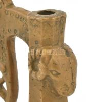 Juhászkampó. Öntött réz. 8x8 cm XIX. sz