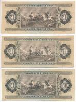 1975. 50Ft (3x) T:F szép papír 
Adamo F21