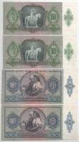 1936. 10P (2x) egyugrásos sorszámkövetők "B 010 080901 - 080903" + 1941. 20P (2x) egyugrás...