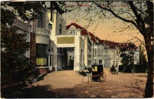 1921 Pöstyén, Piestany; Irma fürdő és Thermia szálloda / bath, hotel, spa (EB)