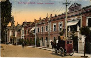 1916 Pöstyén, Piestany; Királysor, Király villa. Weinreb Adolf kiadása / street view, villa, spa (EK)