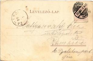 1899 (Vorläufer) Kovácspatak, Kovacov; vendéglő, étterem. Stromf Ignác kiadása / restaurant, spa (EB...