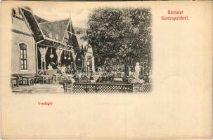 Kovácspatak, Kovacov; vendéglő, étterem / restaurant, spa (vágott / cut)