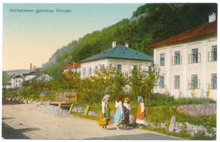 Vihnye, Vihnyefürdő, Kúpele Vyhne; Kachelmann gyártelep, sörgyár. Joerges kiadása 1910. / brewery, beer factory