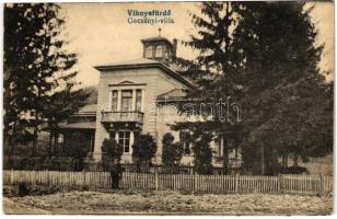 1931 Vihnye, Vihnyefürdő, Kúpele Vyhne; Gecsányi villa / spa, villa (EB)