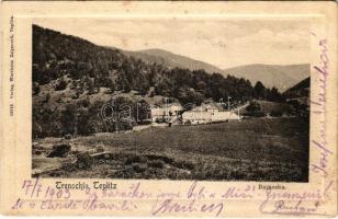 1903 Trencsénteplic, Trencianske Teplice; Baracska. Wertheim Zsigmond kiadása / general view (EK)