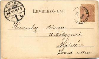 1900 Trencsénteplic, Trencianske Teplice; Hungária nyaraló / villa (r)