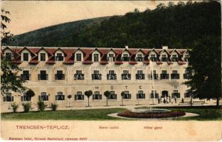 Trencsénteplic, Trencianske Teplice; Garni szálloda / hotel, spa (kopott sarkak / worn corners)