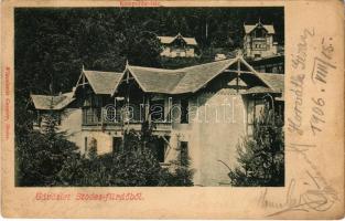 1906 Stószfürdő, Stoósz-fürdő, Kúpele Stós; Kompordai ház, nyaraló. Wlaszlovits Gusztáv kiadása / spa, villa (EK)