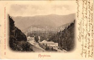 1899 (Vorläufer) Koritnyica, Korytnica; látkép, fürdő. Ivánszky Elek kiadása / general view, spa (Rb)