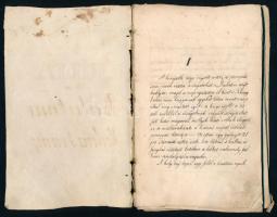 cca 1860 Júlia a balatoni szép halászleány. Verses próza 56 kézzel írt oldalon. Fűzve, borító nélkül...