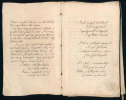 cca 1860 Júlia a balatoni szép halászleány. Verses próza 56 kézzel írt oldalon. Fűzve, borító nélkül...