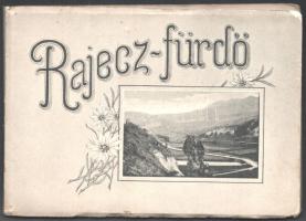 cca 1910 Rajecfürdő Felvidék (Rajecké Teplice, SK) 12 lapos képes leporello / Leporello with 12 images 15x10 cm