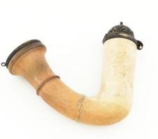 Antik tajtékpipa Tredish jelzéssel. ragasztott 15 cm