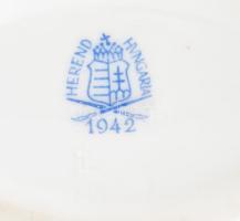 Herendi Eton mintás porcelán fogpiszkáló tartók . Kézzel festett, jelzett, egyiken apró lepattanás a...