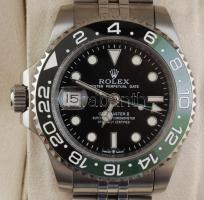 Rolex GMT Master 2 Sprite automata karóra jobbkezes változat igényes gyűjtői replika, dobozzal, leír...