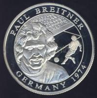 Libéria 2001. 10$ Ag "Paul Breitner" T:PP