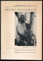 Petőfi évforduló. Ostffyasszonyfa, 1973. május 6. Szerk.: Gaál Dezsőné. (Különlenyomat a Vasi Szemle 73/4. számából). DEDIKÁLT! Celldömölk, 1973, Vas megye tanácsa V.B. Celldömölki Járási Hivatala, 546-577 p. Kiadói tűzött papírkötés. Megjelent 200 példányban.