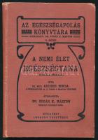 Dr. Gruber Miksa: A nemi élet egészségtana. (Férfiak számára). Az Egészségápolás Könyvtára II. köt. Bp., [1907], Légrády, (2)+101+(3) p. + 2 t. Kiadói egészvászon-kötés.