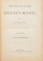 Madách Imre összes művei. I. kötet: Lyrai költemények. Kiadta: Gyulai Pál. Bp., 1880, Athenaeum, 1 (...